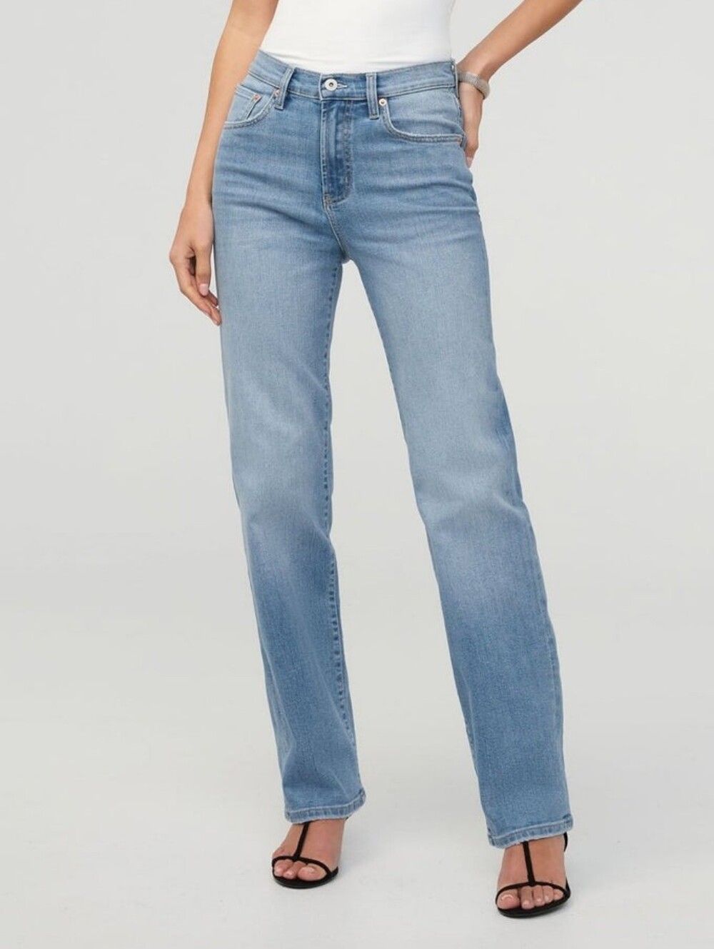 Performance Denim+ High Rise Straight Jean - Size 30